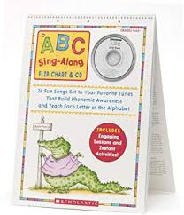 Abc Sing Along Flip Chart Cd 26 Fun Songs Set To Your