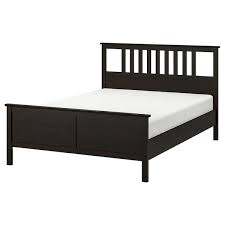 Modern, clean and sturdy bed. Hemnes Bed Frame Black Brown Full Double Ikea