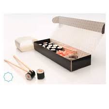 Download Source Food Grade Paper Take Away Sushi Box Packaging With Double Side Printing On M Alibaba C Food Packaging Design Food Box Packaging Food Delivery Packaging