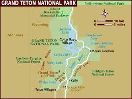 Map Of Grand Teton National Park Grand Teton National Park Teton National Park Grand Tetons