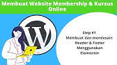 Pilih nama domain beserta web hosting.; Contoh Website Membership Yang Akan Saya Ajarkan Cara Pembuatannya Cara Membuat Website Membership Youtube
