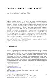We did not find results for: Pdf Teaching Vocabulary In The Efl Context