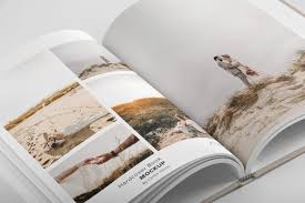 Simple edit with smart layers. Hardcover Photo Book Mockup 03 In Stationery Mockups On Yellow Images Creative Store