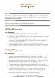 Nursing care plans veterinary nursing templates : Veterinary Nurse Resume Samples Qwikresume