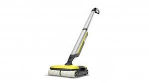 It removes dust, small crumbs and pet hair this leaves hard floors of all kinds (tiles, parquet, laminate, pvc and vinyl) 20 per cent cleaner than a conventional mop* and they can be walked on. Buy Karcher Floor Cleaners Harvey Norman