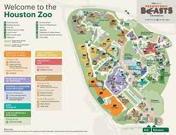 Zoo Map The Houston Zoo In 2021 Zoo Map Houston Zoo Map