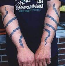 Ralphs Celtic Serpents Snake Tattoo Wrap Around Arm Around Arm Tattoo Tattoos
