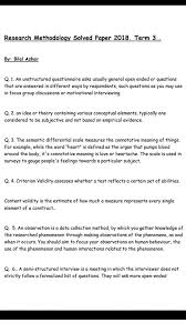 The methodology part / section in your research paper helps people to evaluate a paper's reliability and why is it the most suitable method to solve your research problem or to find an answer for the limitations in research: Automatinis Taktas Nathaniel Ward Methodology In Term Paper Yenanchen Com