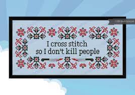 Check out our digital cross stitch patterns selection for the very best in unique or custom, handmade pieces from our sewing & needlecraft shops. I Cross Stitch Quote Digital Cross Stitch Pattern