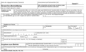Gewerbeanmeldung Gewerbe Kleingewerbe Gewerbeanmeldung