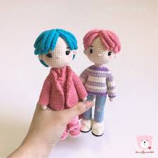 Puedes jugar en 1001juegos desde cualquier dispositivo, incluyendo. Bts Inspired Crochet Dolls Friendship Goal Jimin And Taehyung Imagine Someone Ganchillo Amigurumi Crochet Patrones Amigurumis Munecos De Ganchillo