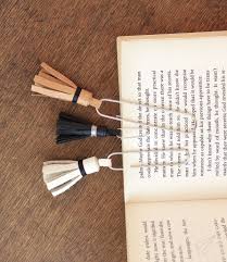 How To Make Interchangeable Tassel Bookmark Es Kaa Makes Tassel Bookmark Leather Bookmark Leather Diy