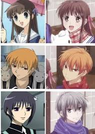 Fruits Basket Yuki Kyo And Tohru Fruid Fruits Basket Anime Fruits Basket Manga Fruits Basket
