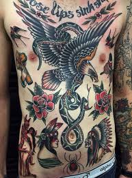 Black American Traditional Tattoo Eagle Traditional Stomach Tattoos Traditional Tattoo Eagle Rose Indian Tradicional Americano Tatoo Tradicional