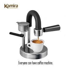 175 22 Reduction De 7 Machine A Cafe Kamira Portative Mini Machine A Cafe Manuelle En Acier Inoxydable Ital Coffee Machine Espresso At Home Coffee Maker