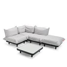 Our lamzac collections provide a comfortable seat, sofa for two, or lounge that you can fill with air within seconds. Fatboy Paletti Modulares Lounge System Silver Grey