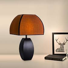Mushroom Table Lamp With Fabric Shade In 2020 Modern Table Lamp Design Table Lamp Mini Table Lamps