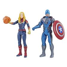 But the fight gave sam hargrave a chance to pull on the suit one last time and moments in the fight are him. Marvel Avengers Endgame Captain America And Captain Marvel 2 Pack Walmart Com Walmart Com