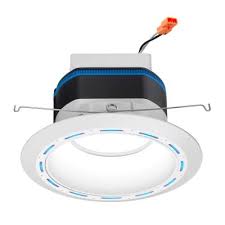 You need to know the slope or pitch of the ceiling in order to buy the proper. Juno 6 In Tunable Integrated Led Recessed Trim Ai Led Speaker Light With Alexa Built In J6ai Dc 10lm Tuwh 90cri 120 Wwh Jbl Alxa The Home Depot