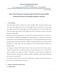 Contoh surat domisili perusahaan dari desa jagoundangancom. Dasar Hukum Pengurusan Skdp Berdasarkan Peraturan Perundang Undangan