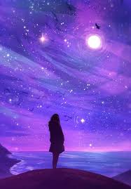 Ось покотилась одна, аж на самий небосхил. Zoryane Nebo Zirki Suzir Ya Misyac Mala Storinka