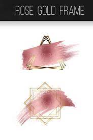 Rose Gold Arrangements Frames Wreath For Logo Wedding Invitation Gold Geometric Logo Design Download Gold Picture Frames Pink And Gold Background Wedding Picture Frames