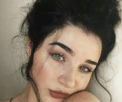 Set of different open eyes. Black Hair Green Eyes Red Hair Green Eyes Black Hair Green Eyes Brown Eyes Black Hair