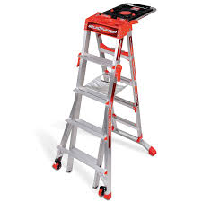 Shop ladders today & get great deals on quality products. Little Giant 5 Tread Selectstep Multi Height Step Ladder Model 5 8 Little Giant Ladder System Inc Lifetime Warranty Buy Online In Belize At Belize Desertcart Com Productid 54941556