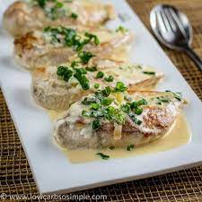 Chicken In Creamy Green Onion Sauce Low Carb So Simple Gluten Free Sugar Free Recipes With 5 Ingredients Or Less Recipe Low Carb Chicken Low Carb Dinner Recipes