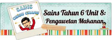 Sains tahun 6 ( pengawetan makanan ). Chang Tun Kuet Unit 8 Pengawetan Makanan