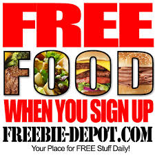 Go online to find good deals and places where you can eat free. Free Food When You Sign Up 75 Restaurants Freebie Depot
