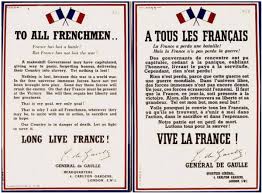 Le 18 juin au soir, il s'adresse à la population française et lance un appel à poursuivre le combat, aujourd'hui considéré comme l'acte fondateur de la france libre. Cinq Choses A Savoir Sur L Appel Du 18 Juin Du General De Gaulle Auxerre 89000