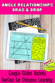 Finding Missing Angles Digital Activity Angle Relationships Digital Activities Google Activities