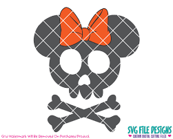 Explore more trendy designs of svg cut files for your cutting machine or personal. Minnie Mouse Skull And Bones Halloween Svg Cut File Set For Disney Halloween