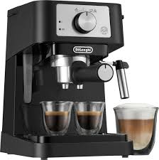 Maybe you would like to learn more about one of these? De Longhi Stilosa 15 Bar Pump Espresso Machine Black And Stainless Ec260bk Best Buy