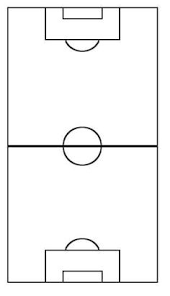 Black And White Football Pitch Template Blank Soccer Field Diagram 16 236 X 410 Carwad Net Soccer Field Football Formations Football Pitch
