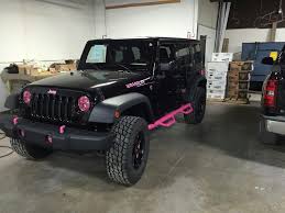 Black And Hot Pink Jeep Great Black And Pink Jeep Pink Jeep Wrangler Pink Jeep Jeep Wrangler Accessories