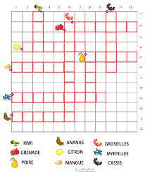 Maybe you would like to learn more about one of these? Imprimer Les Mots Croises A Images Sur Les Fruits Grille 3
