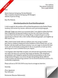 Receptionist Cover Letter Sample Sample Resume Cover Letter Administrative Assistant Cover Letter Cover Letter For Resume
