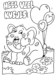 Een eenhoorn is een fabeldier. Kleurplaten Beertje Met Hartje