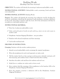 Greek and latin roots worksheet #1. Vocabulary Word Study Greek Latin Morphemes Building Rti