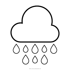 Raindrop coloring pages frog umbrella. Rain Coloring Page Ultra Coloring Pages