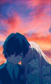 Tried To Make A Wallpaper But It Kinda Looks Wack Darlinginthefranxx Romantic Anime Aesthetic Anime Vaporwave Wallpaper
