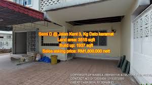 She is a woman that transcends all expectations; Property For Sale Semi D Jalan Kent 3 Kg Dato Keramat Rm1 8m Youtube