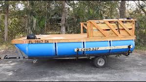 In this video i show you how i made my first pickle barrel boat. My 200 Homemade Pontoon Boat 55 Gallon Drums Youtube
