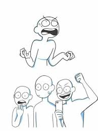 Pin By Odessa Newton On Draw Poses Drawing Meme Drawing Base Funny Drawings