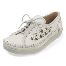 Retrouvez toutes les tendances parmi nos magasins de chaussures partenaires. Bella Blanc Chaussures A Lacets D Ete Pour Pieds Sensibles Pour Femme Jb Rodde
