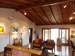 The perfect solution for kitchen pendant lighting, the contemporary style of this hanging light will cut a cool figure in any home. Track Lighting Exposed Beam Ceiling Novocom Top