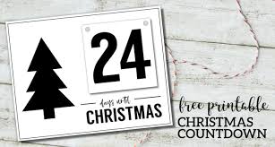 This is a super fun way to do it. Free Printable Days Until Christmas Countdown Paper Trail Design