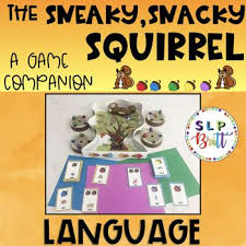 Sneaky Snacky Squirrel Game Companion Language Speech Language Speech Therapy Games Speech And Language Speech Therapy Themes